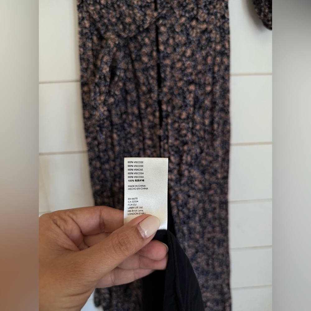 FREE PEOPLE Float on sunbeam midi dress. Size S. Retail $168 - Picture 11 of 14